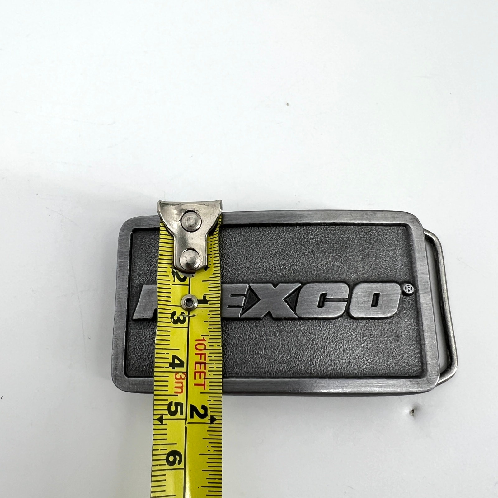 Vintage 1994 FLEXCO Flexible Steel Lacing Company USA Belt Buckle 2&Prime;x3&Prime;