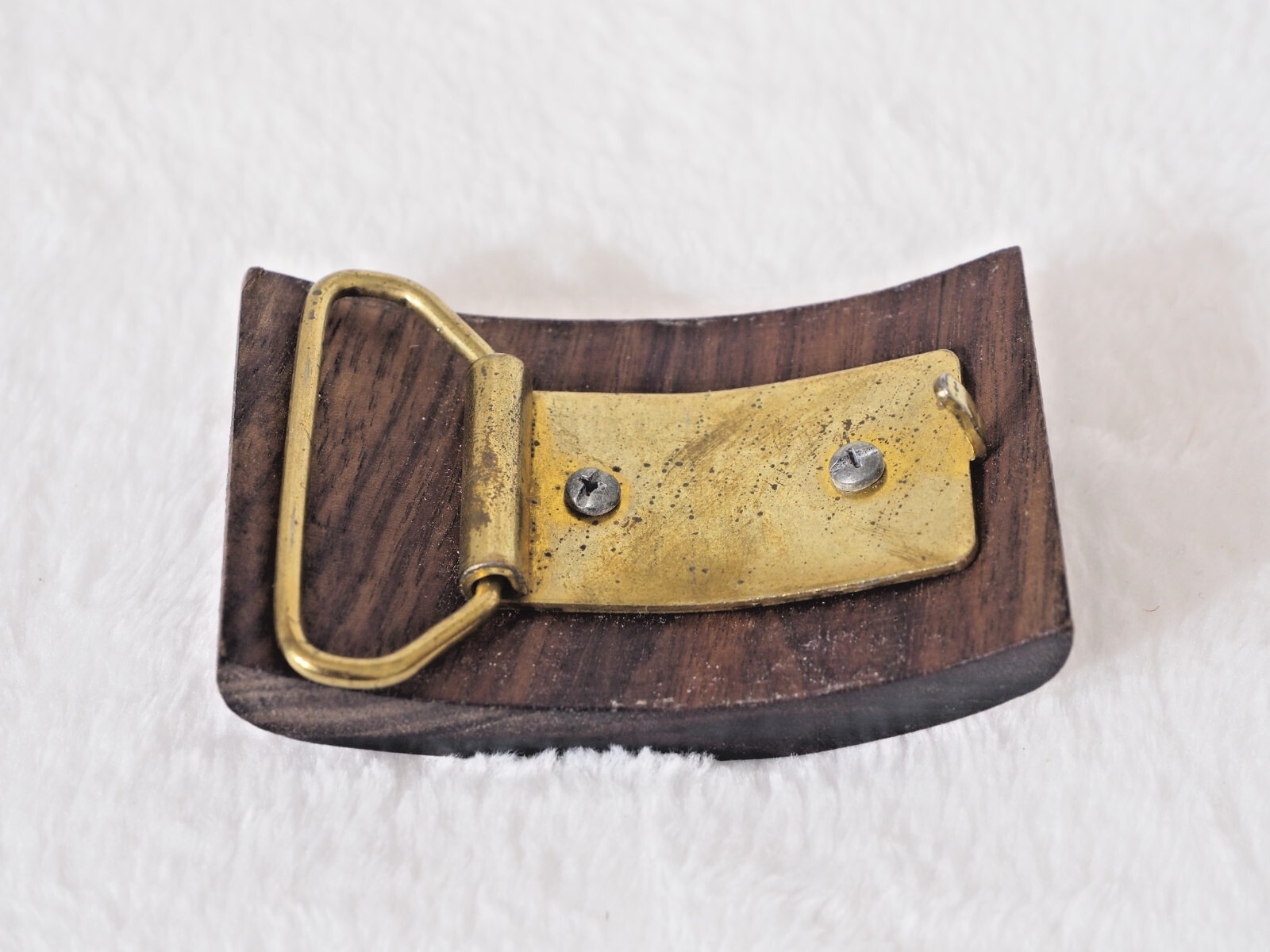 Wooden Belt Buckle – Walnut