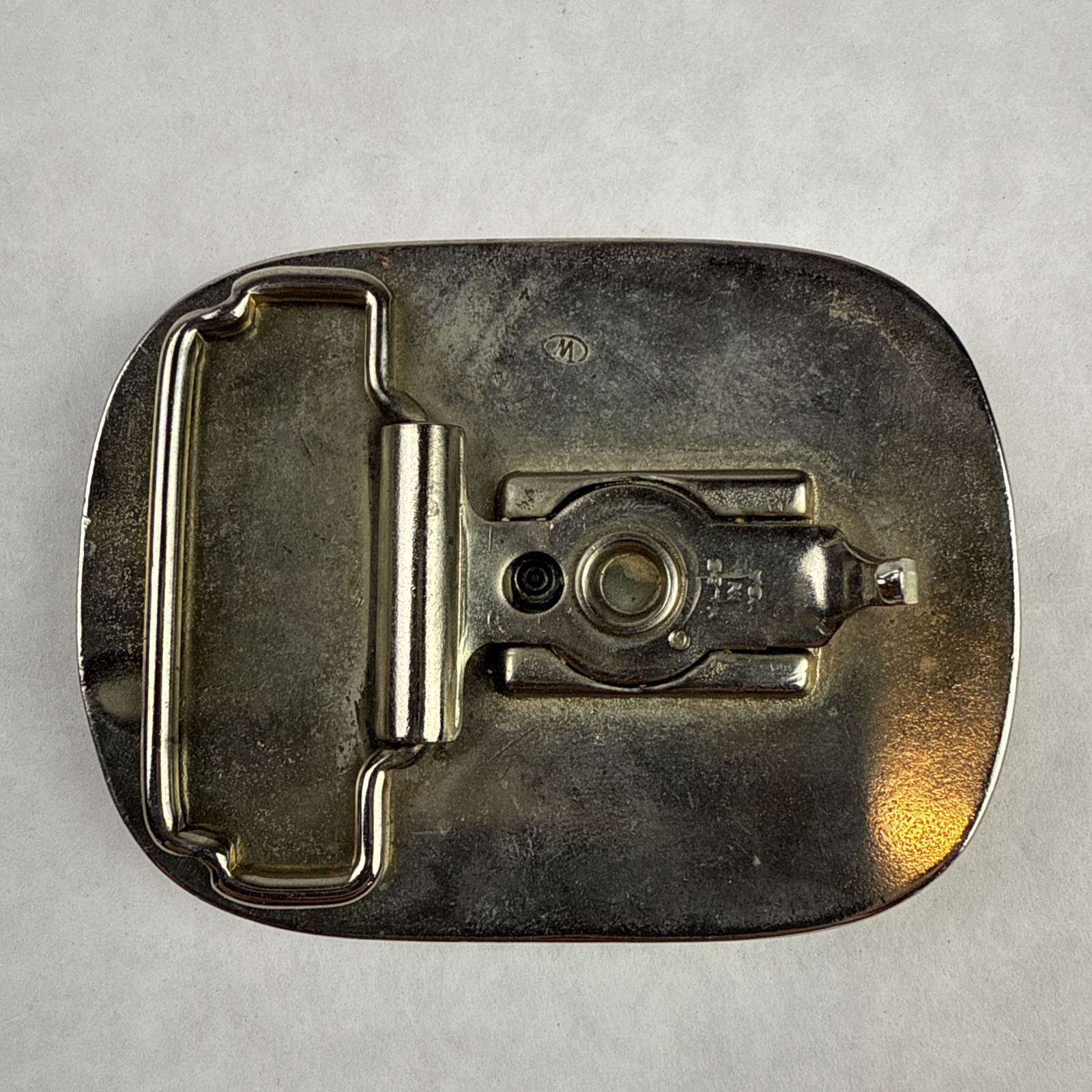 Vintage Large Mouth Bass Belt Buckle Made in USA 2.75” x 2.25” Good Weight Clean