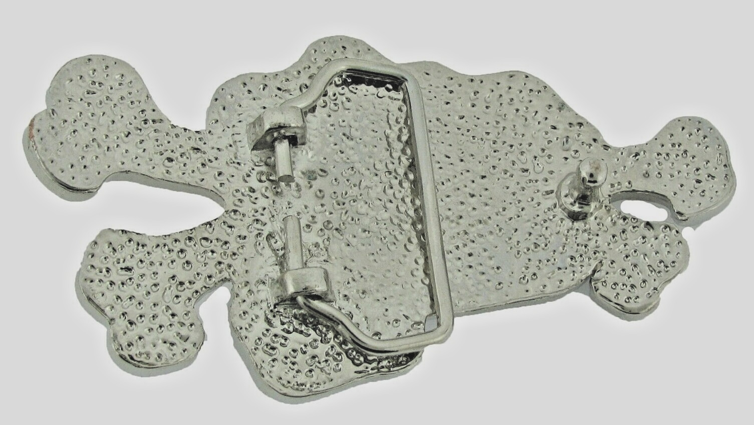 Skull Crossbones Belt Buckles Men Women Rhinestones Vintage Silver Metal Pirate