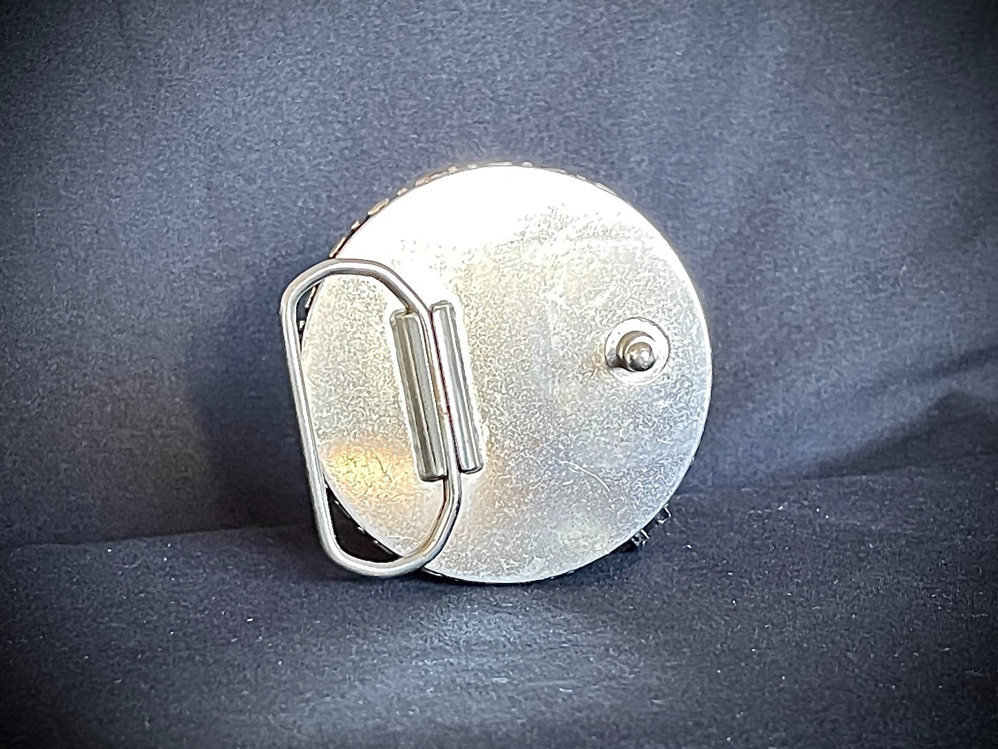 Darren McNeese Lion Belt Buckle 2.5” Round Patina Archive 07–09