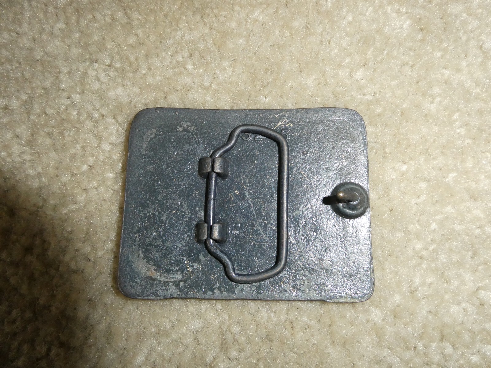 Vintage 1970s Brass 4 Wheeling Jeep Belt Buckle 3&Prime; Wide
