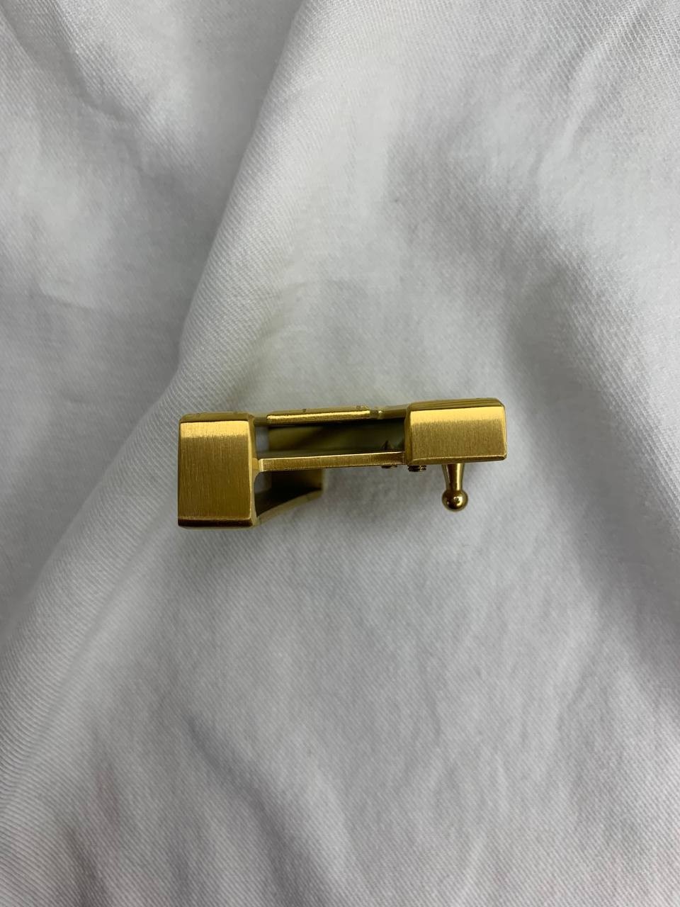 Louis Vuitton LV Monogram Belt Buckle Gold Tone Initiales Replacement Buckle