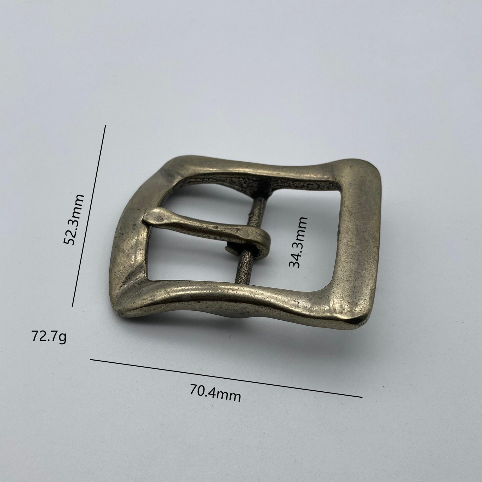 Antique Copper Buckle for Men&rsquo;s Leather Belt Crafting Vintage Finish