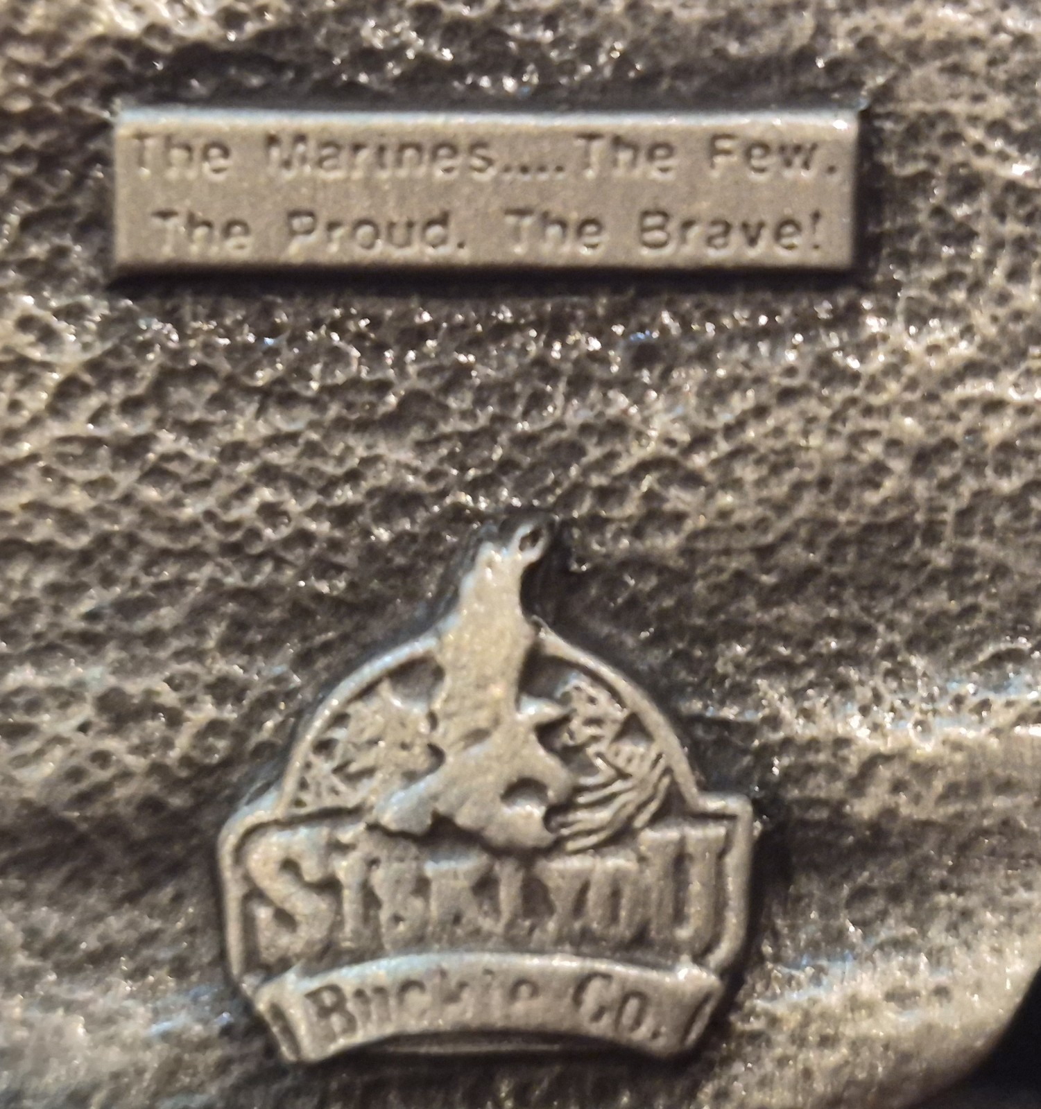 Vintage 1987 USMC Marine Corps Belt Buckle by Siskiyou made in USA