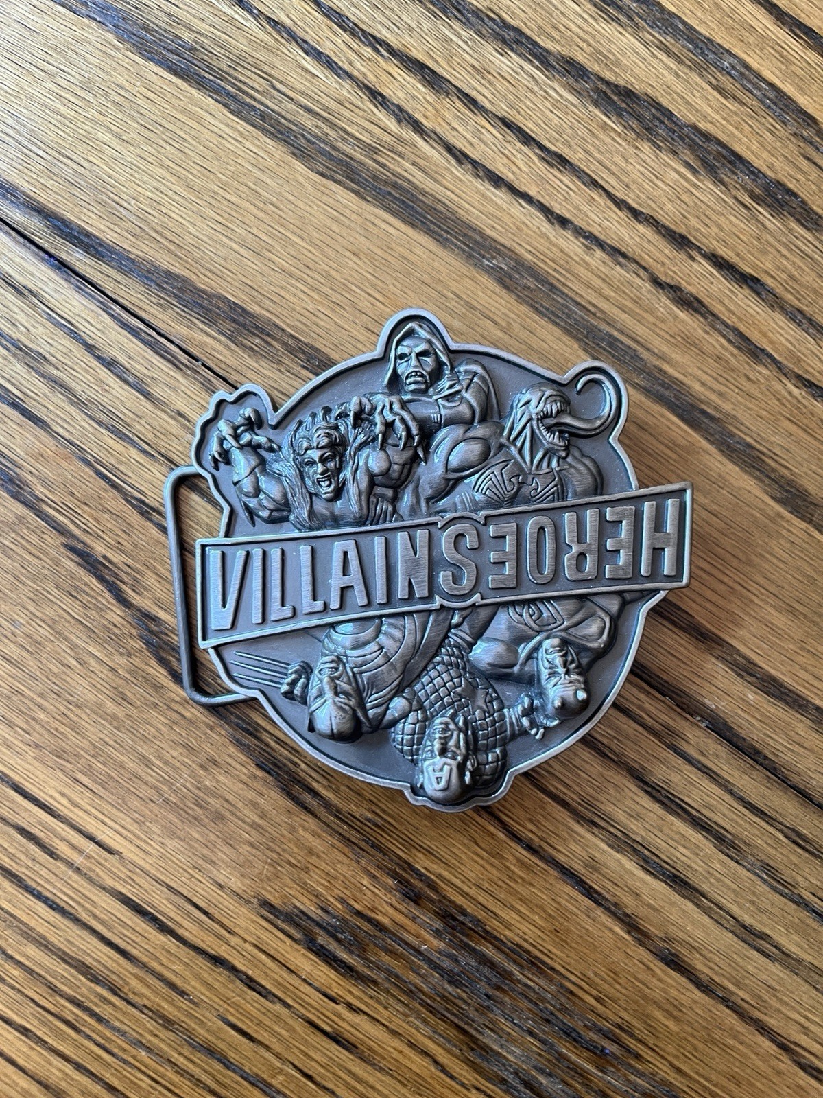 2009 MARVEL Comic HEROES VS VILLAINS And Green Lantern BELT BUCKLE