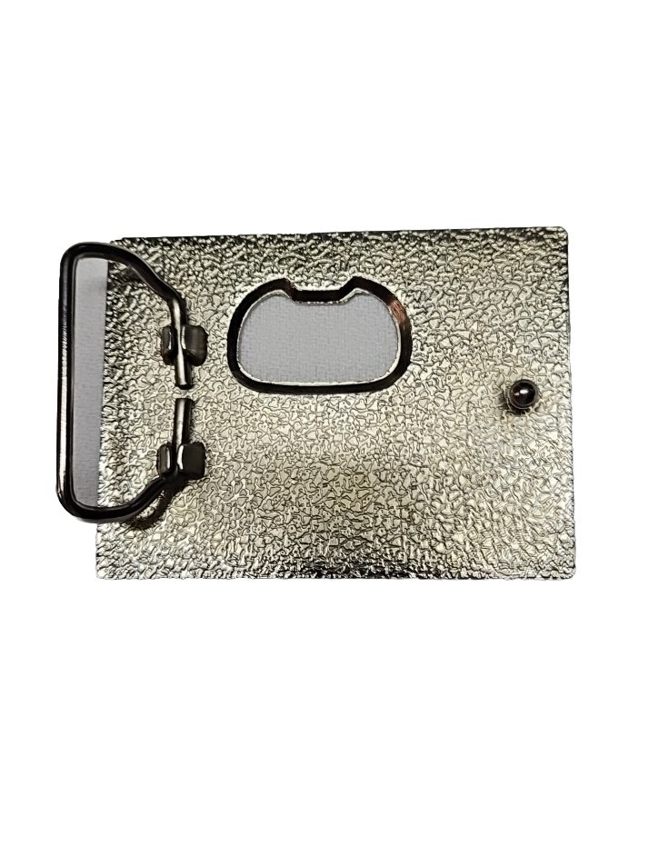 Got Beer? Beer Bottle Opener Rectangle Western Black Metal Novelty Belt Buckle