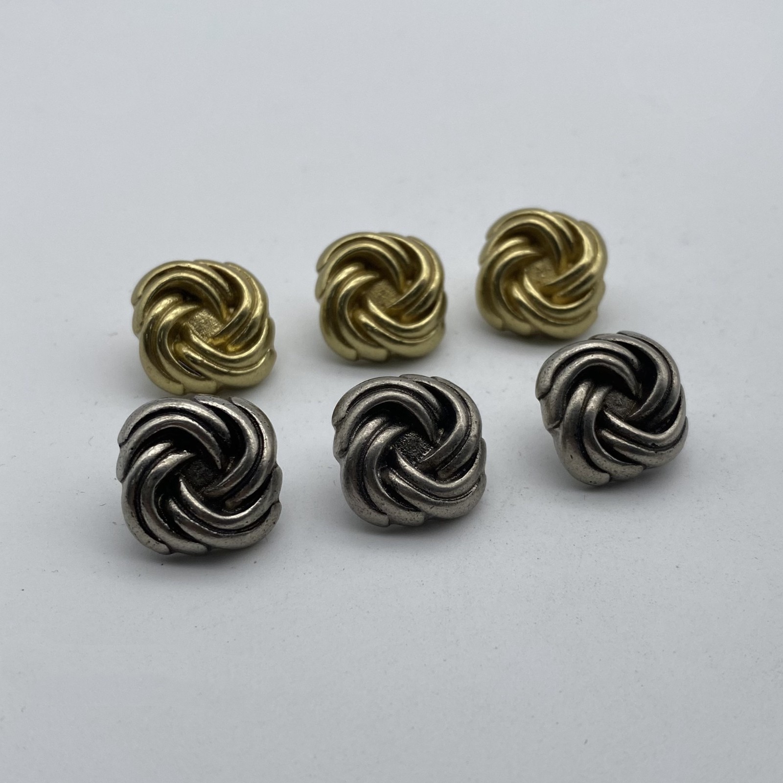 Twisted Design Sewing Button,Clothing Shank Button,Brass Sewing Button, lot