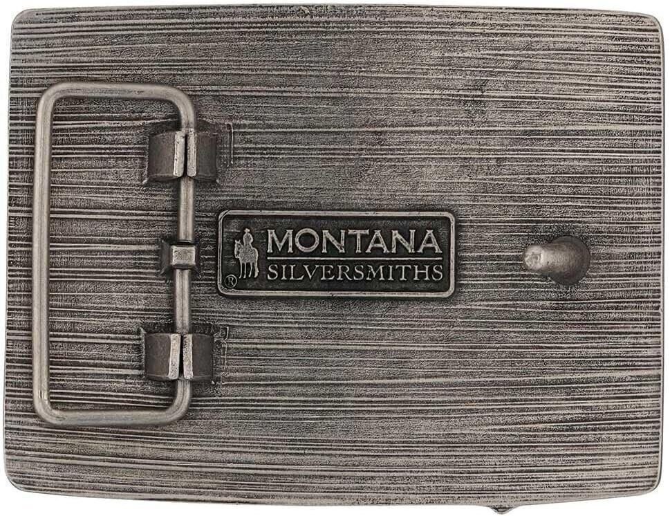 Montana Silversmiths Longhorn Collection Western Attitude Belt Buckle