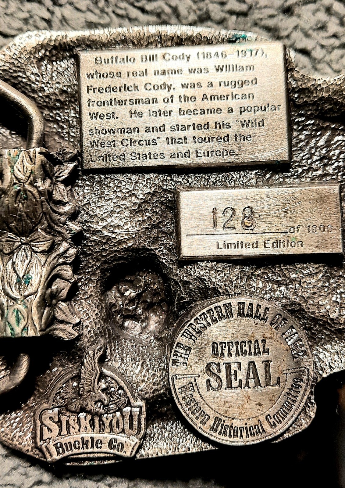 Western Hall Of Fame Belt Buckle #128
