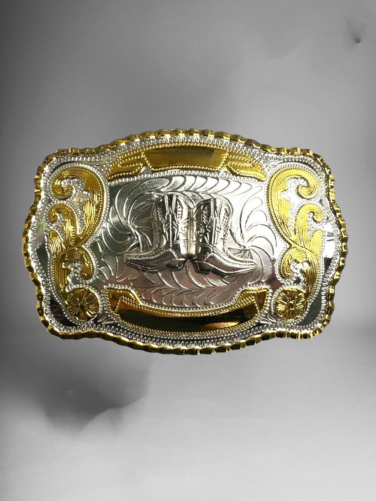 Boots Rodeo Western Cowboy Style Belt Buckle Hebilla Fina Vaquera Con Botas
