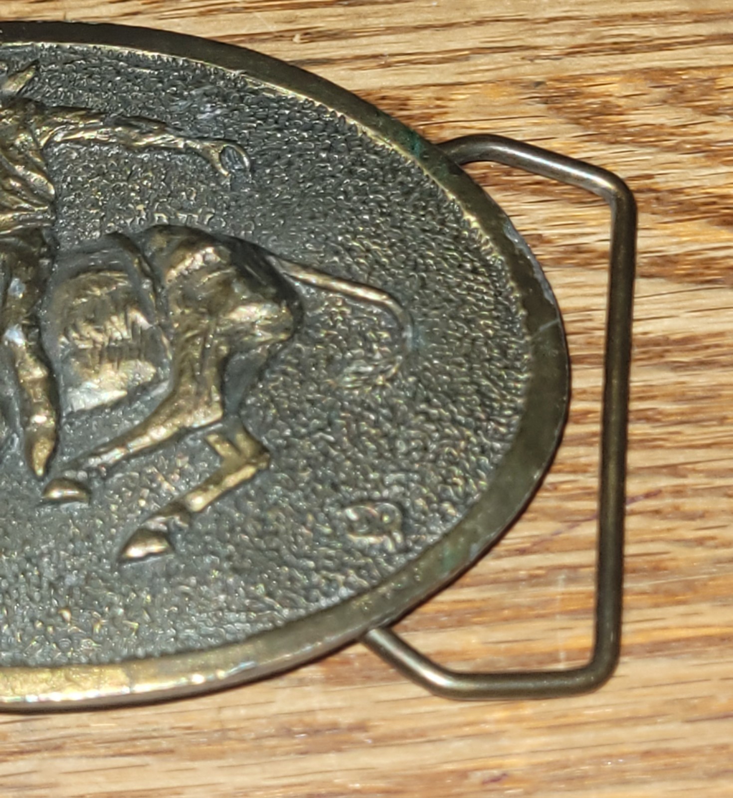 1981 Spec Cast Bull Riding Belt Buckle