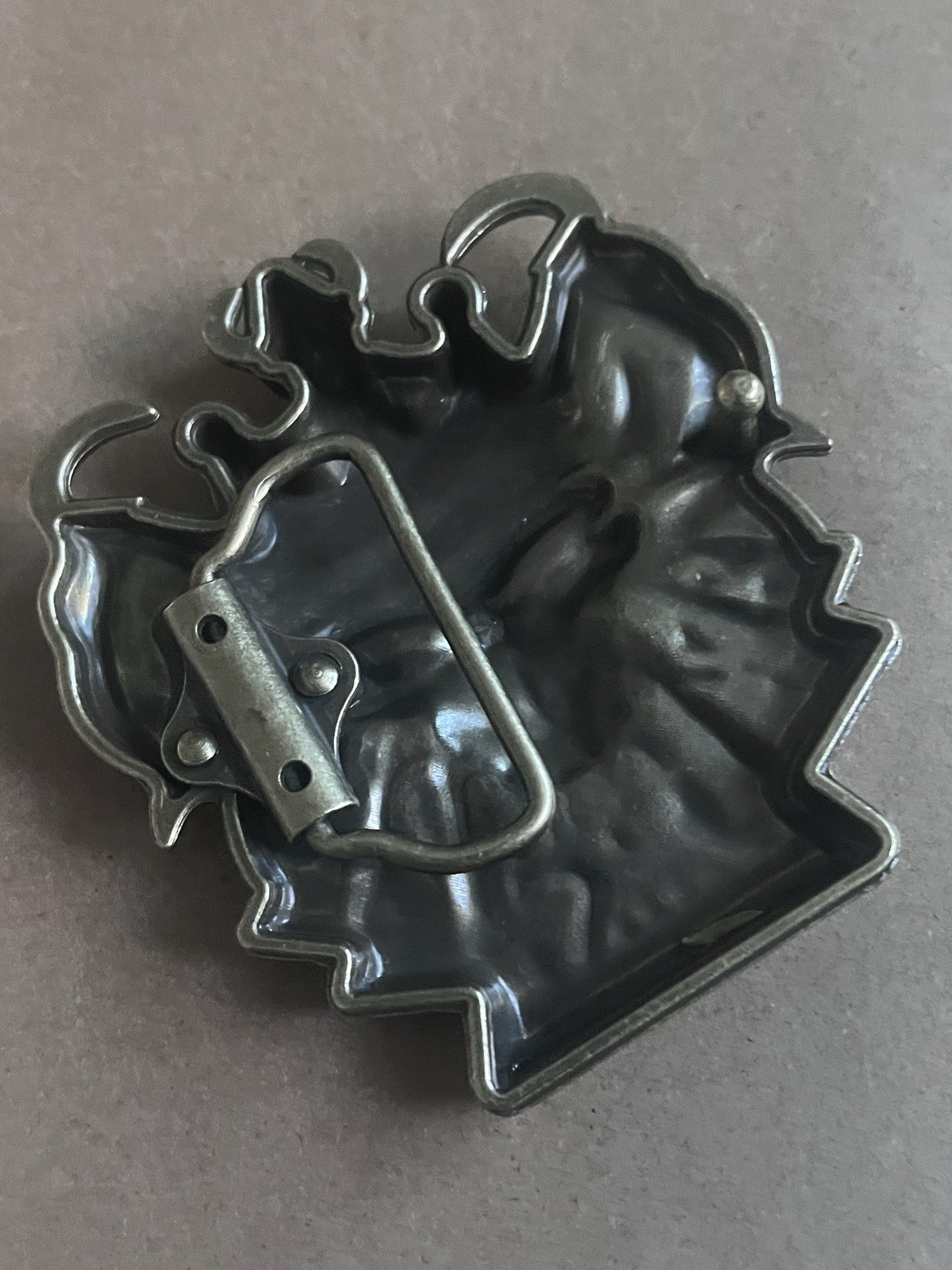 Buckle Skull Crown Royal Flush Gaming Casino Gothic Biker Punk Vibe Belt Buckle