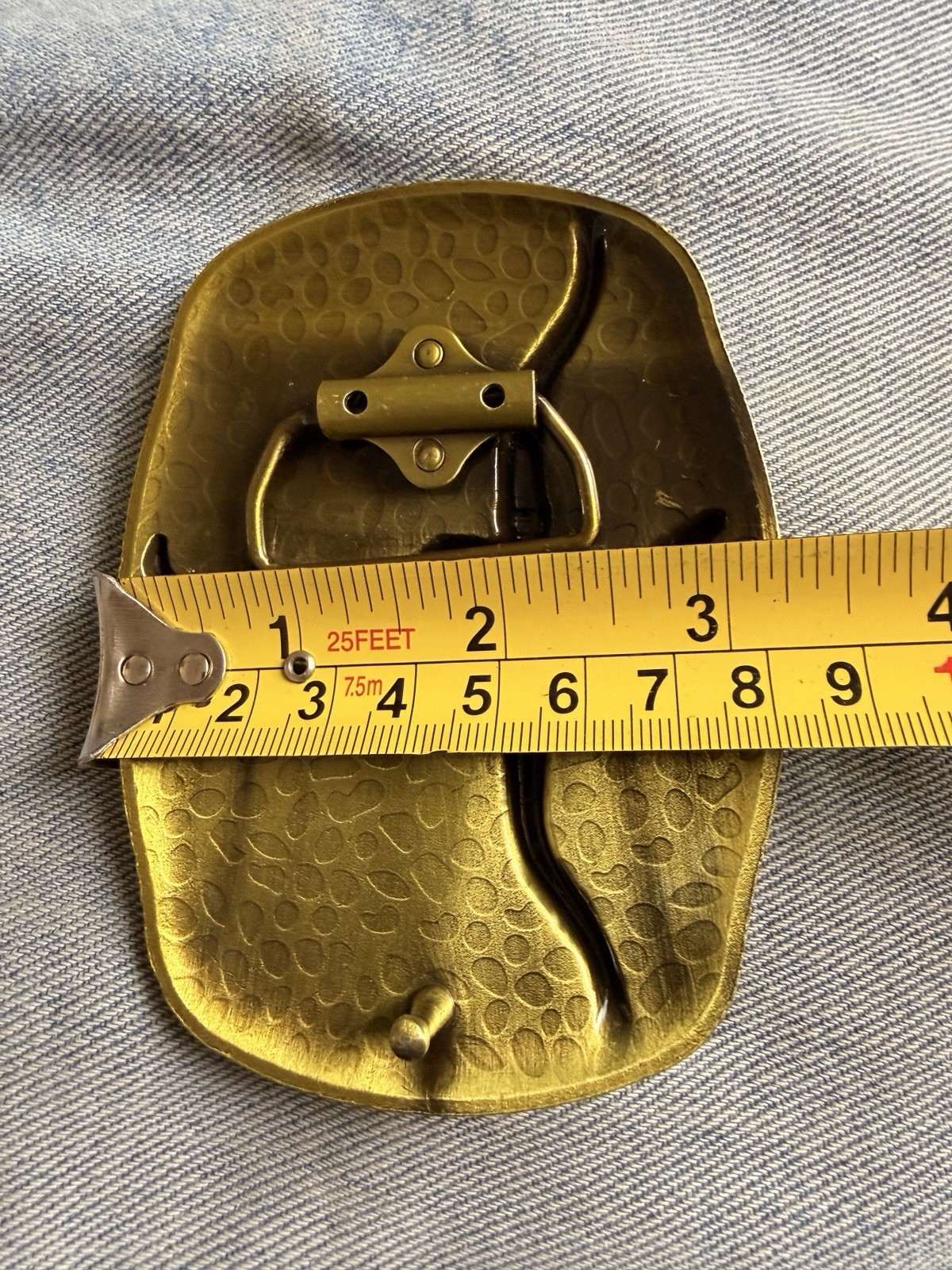 Western Longhorn Bull Skull Belt Buckle – Gold Tone Finish New Big Size Buckle