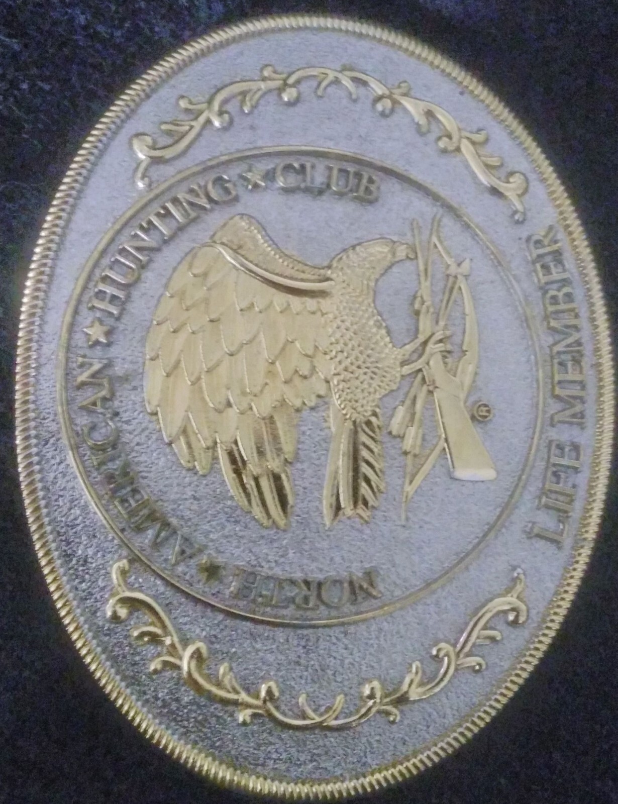 BELT BUCKLE NAHC North American Hunting Club WESTERN NRA. Beautiful.