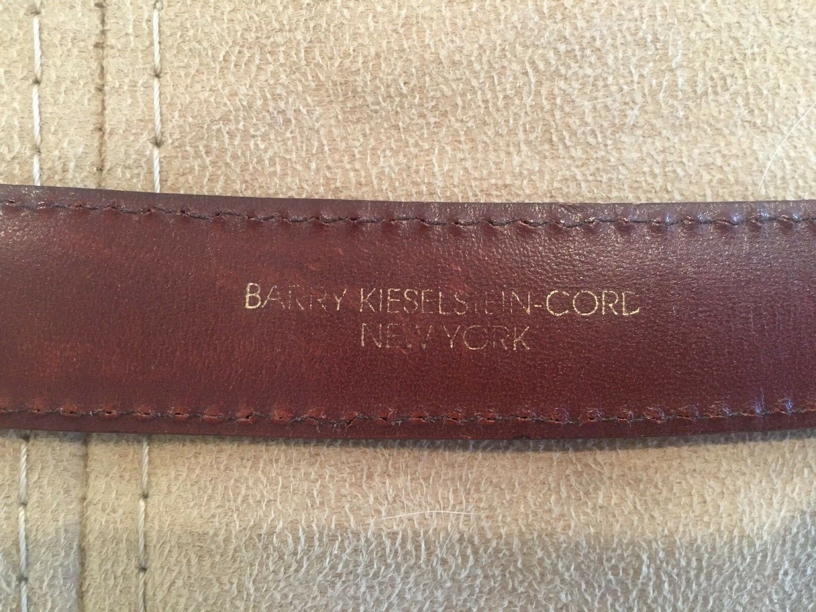 Rare! Kieselstein-Cord Sterling Salamander Buckle W/Black Alligator Belt Size 2
