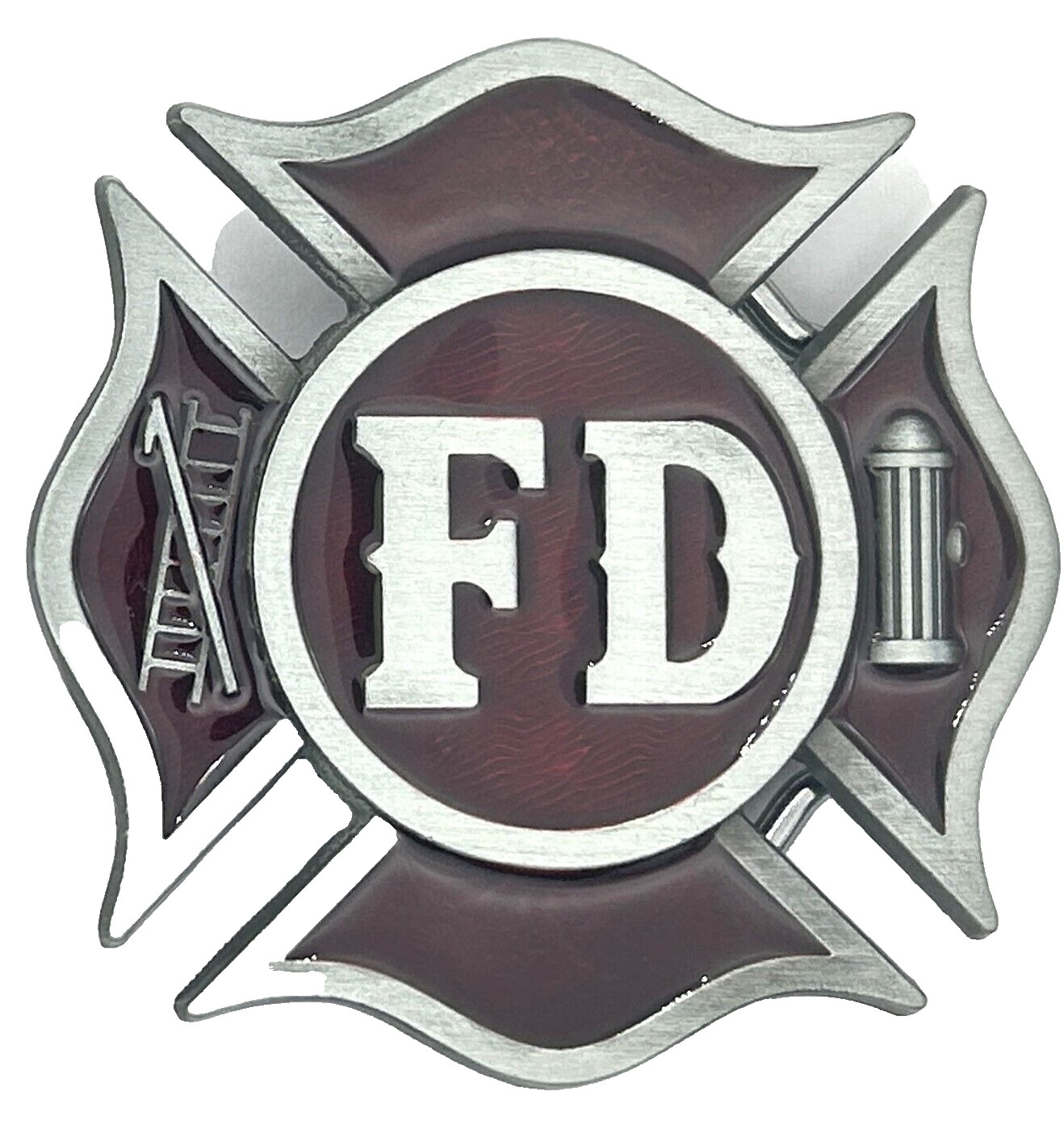 Fire Fighter Enameled Belt Buckle New