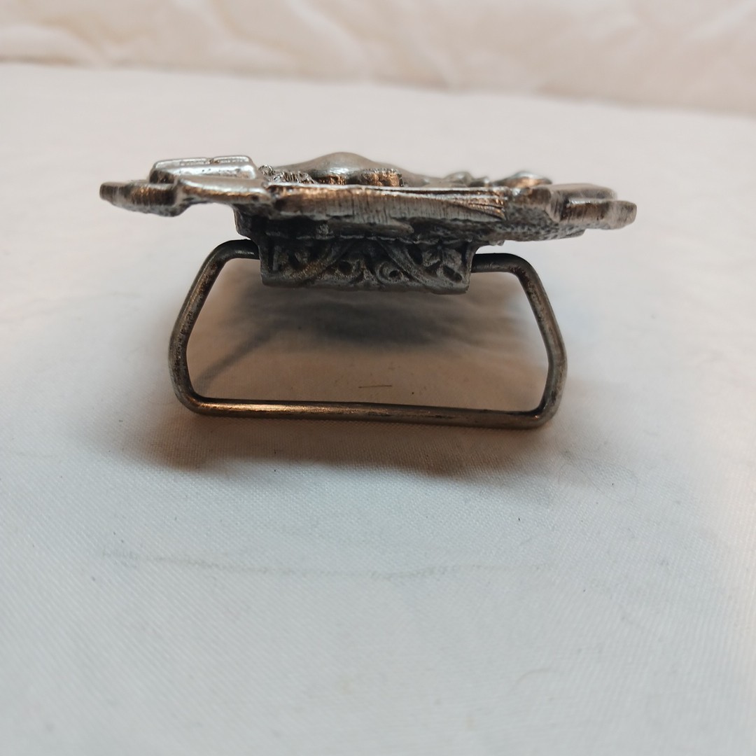 1983 Bow Hunting Bergamot Brass Works Siskiyou Whitetail Belt Buckle