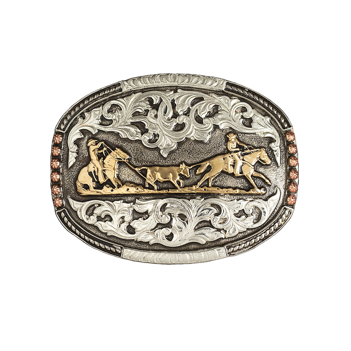 Crumine Team Roper Tricolored Buckle C1001711