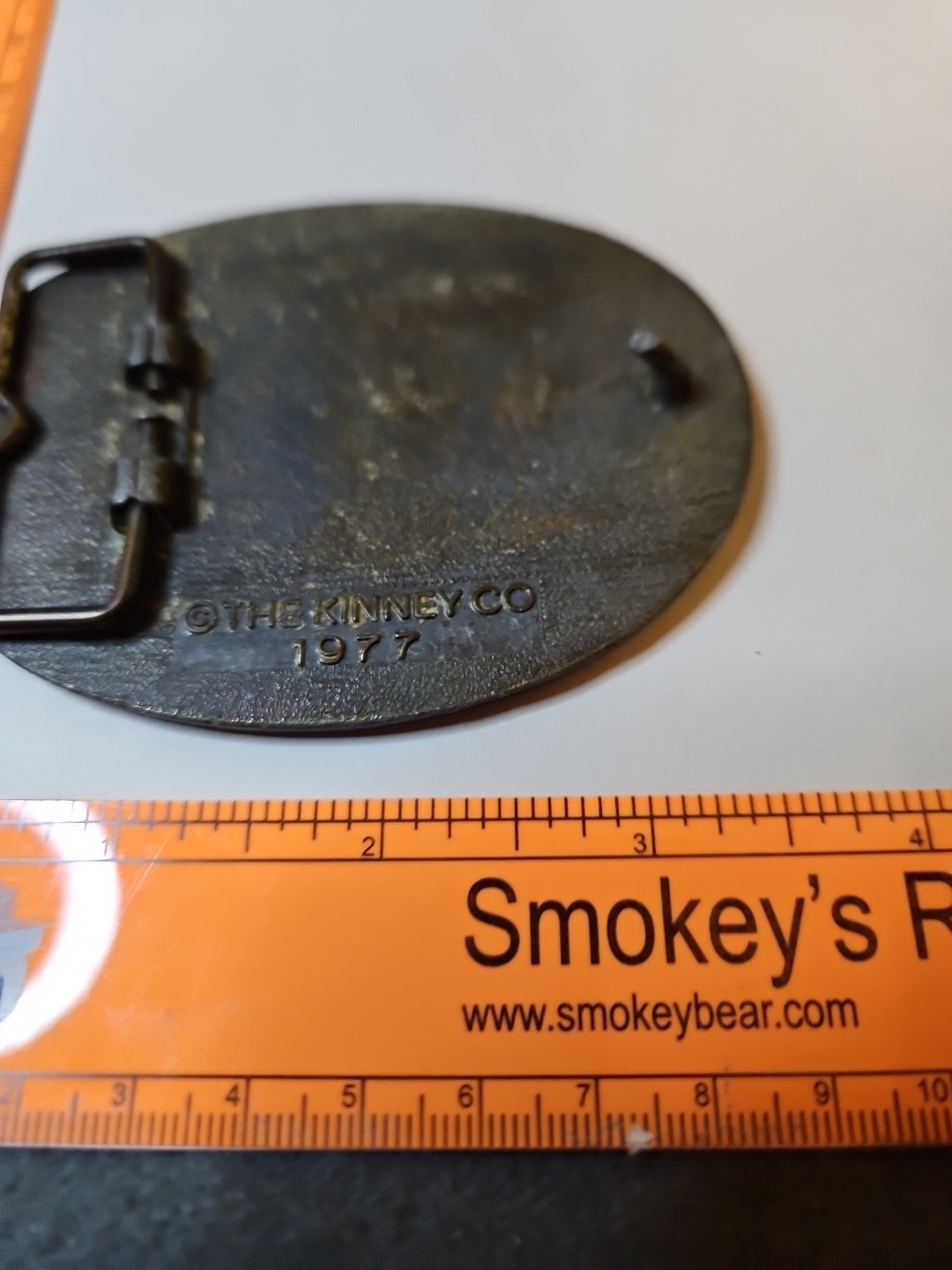 Oden Belt Buckle « Mark » Made in USA Brass Tone