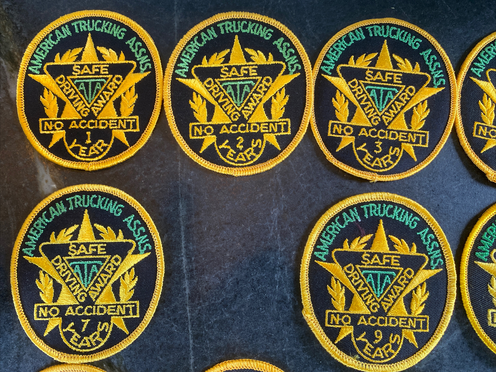 ATA SET SAFE DRIVING AWARD PATCH AMERICAN TRUCKING ASSOCIATION MILE 23 Yrs