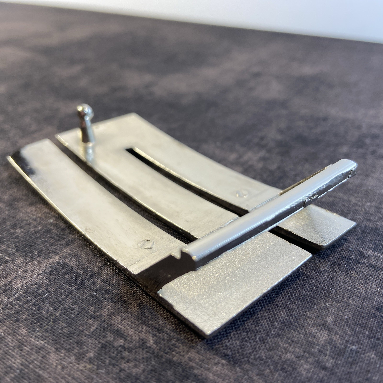 Silver Tone Belt Buckle