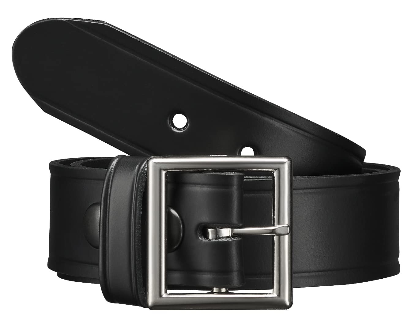 Perfect Fit 1.5 Inch Garrision Genuine Leather Belt American Made 32, Black