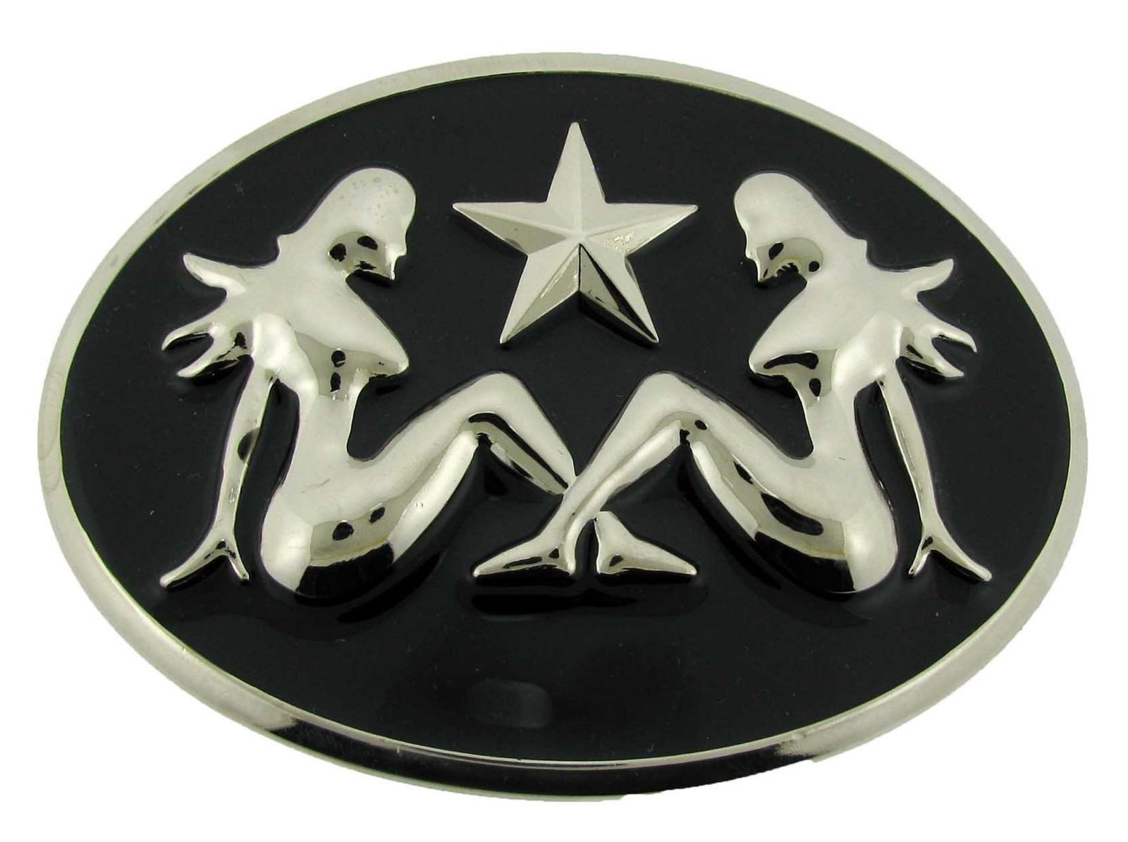Men Women Belt Buckles Mud Flap Girl Trucker Girl Naked Lady Luck Pin Nude Biker