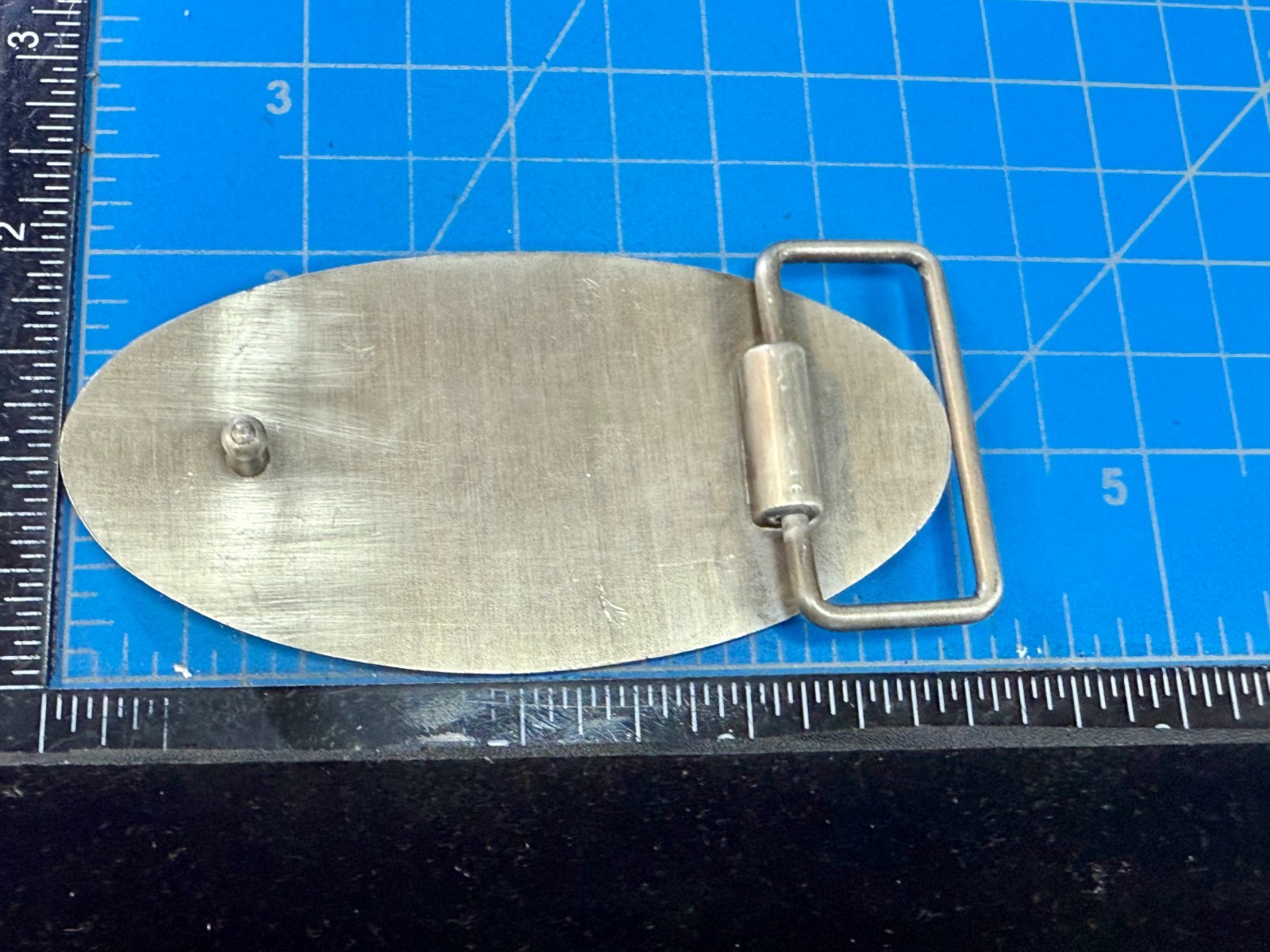 Custom Fundamentalism Spelled Out Statement Silver Color 4&Prime; Wide Belt Buckle