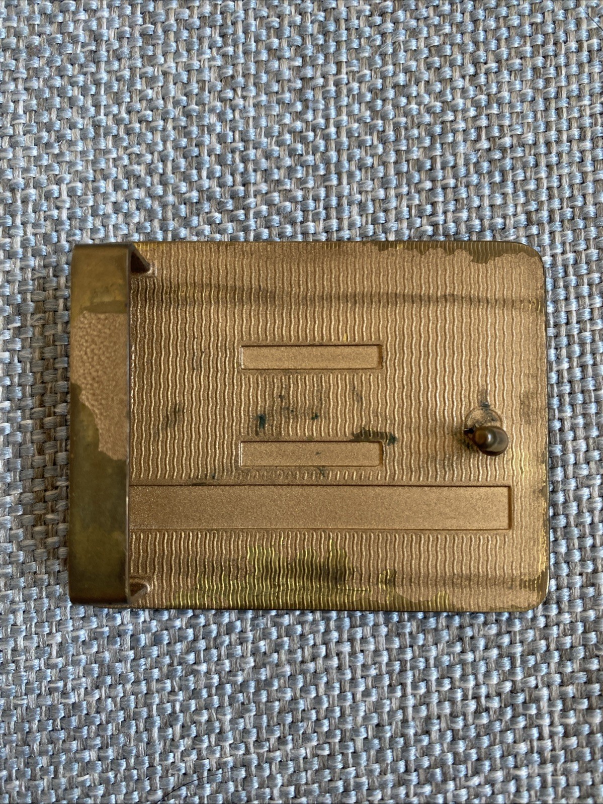 VTG Most Improved Gold Tone Metal Belt Buckle ABC American Bowling Congress