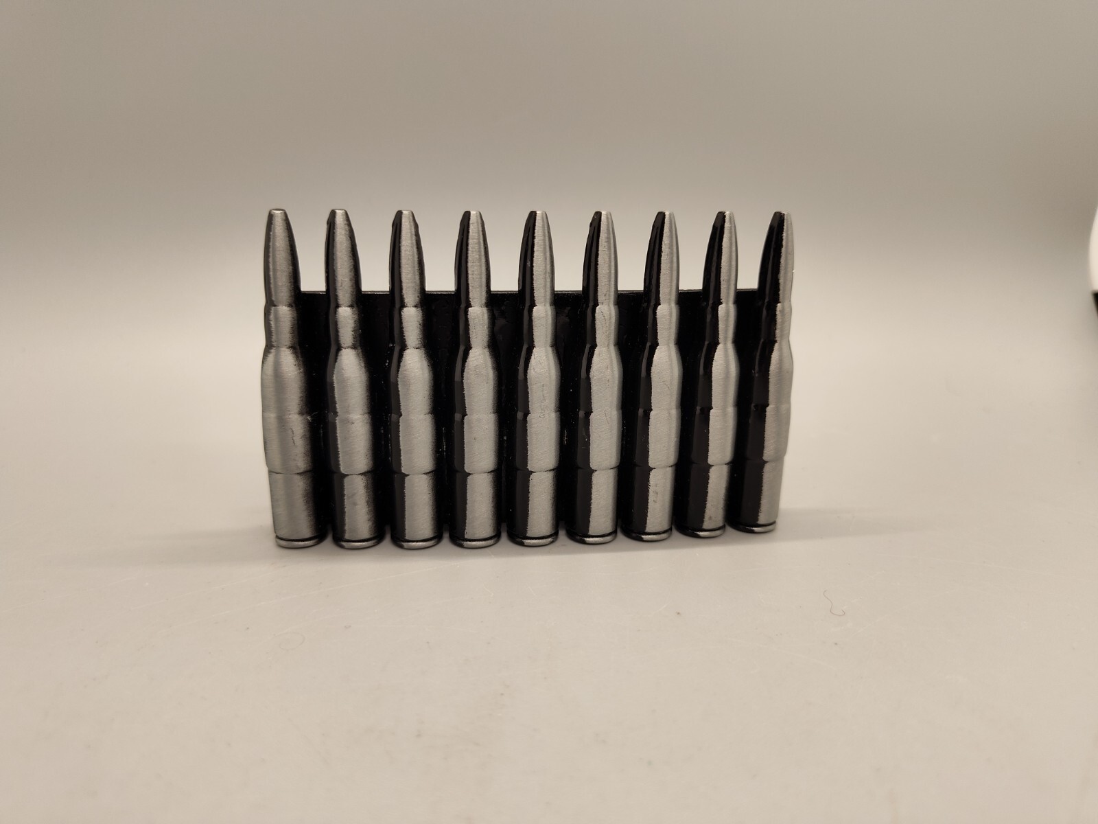 Bullet Ammo Belt Buckle 9 Bullets 2 1/2&Prime; X 4&Prime; Black 1 3/4&Prime; Belt Width