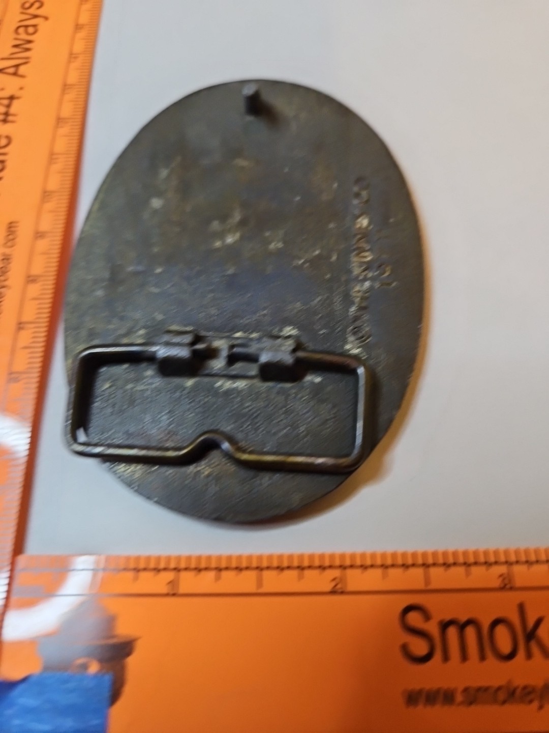 Oden Belt Buckle « Mark » Made in USA Brass Tone