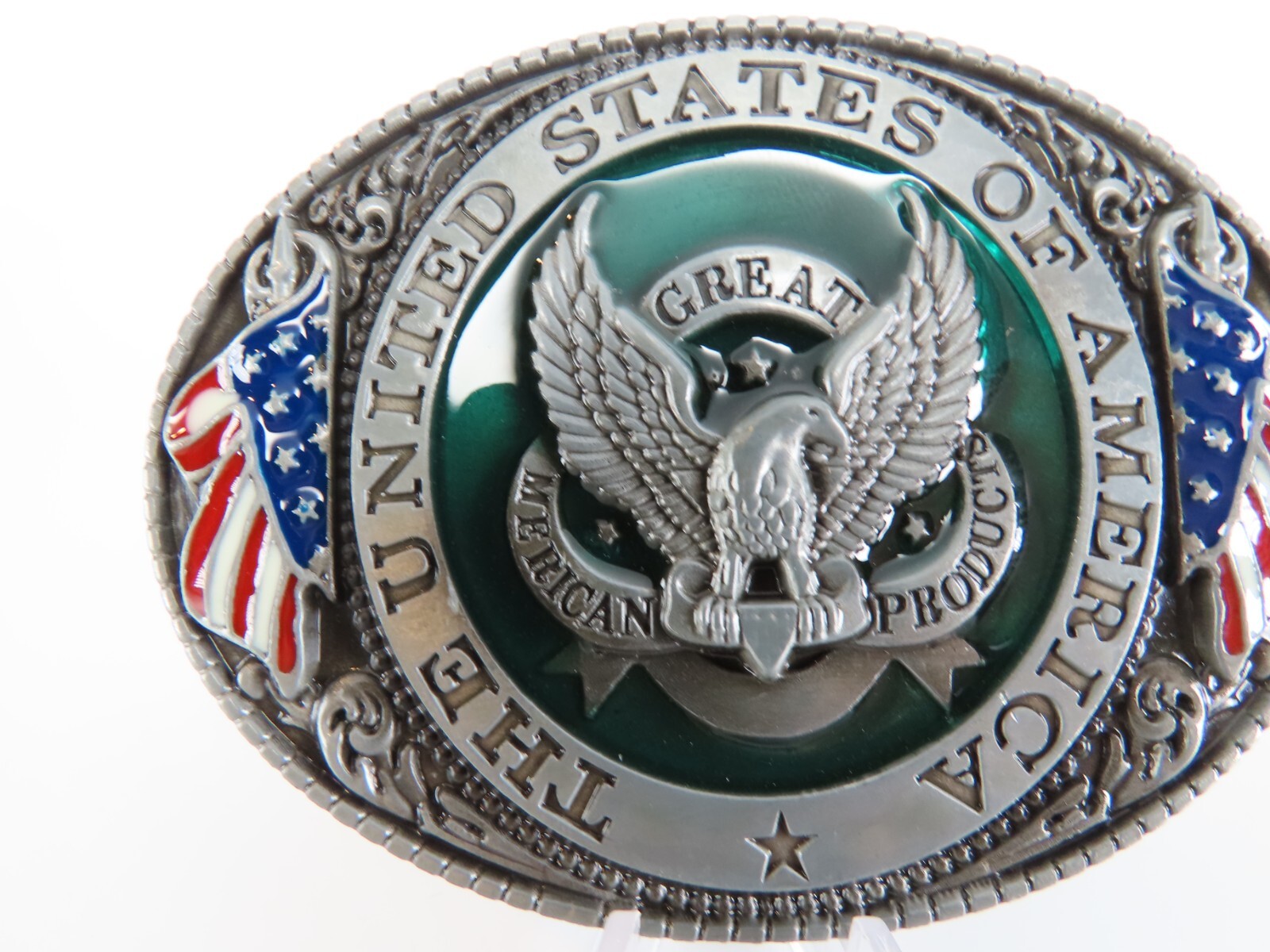New United States of America Belt Buckle Great Americal Products Metal