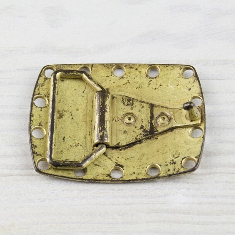 Gürtelschnalle Gold Antik Löcher Shaby Schick Loch Wechselschließe GS5422