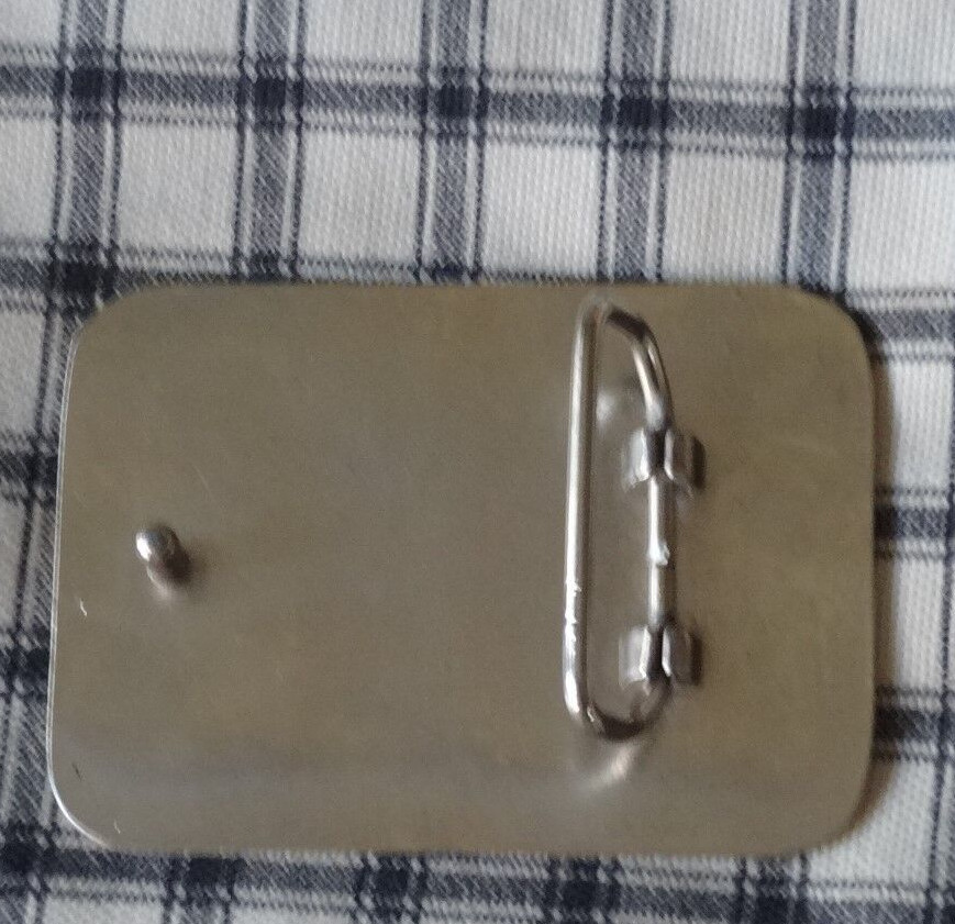 Union jack british flag belt buckle 1970&rsquo;s Inlaid sparkles and mouse pad new