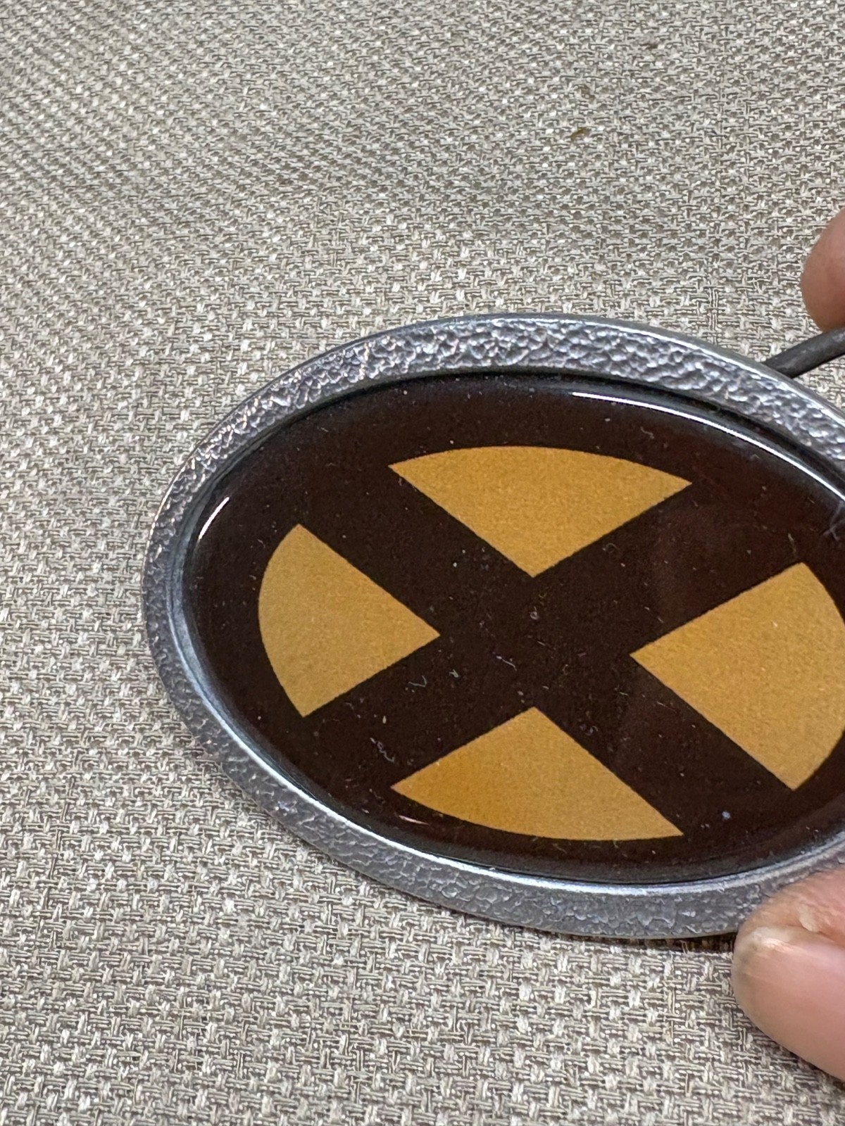 X Men Symbol Club Belt Buckle Collectible Concepts 2000 Buckle 2 1/2&Prime;