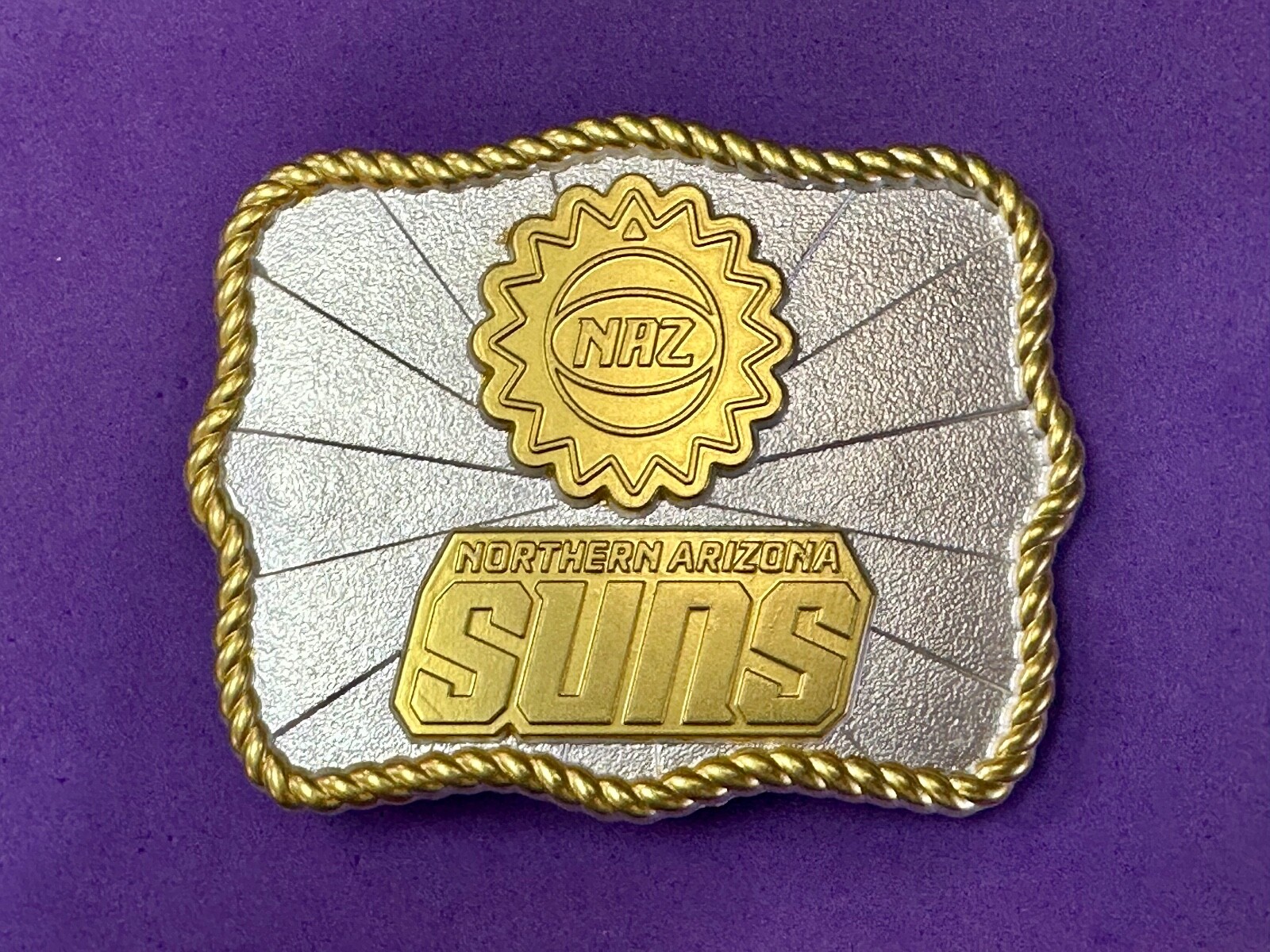 Northern Arizona Suns Naz Nba G League Basketball Nos In Wrap Belt Buckle