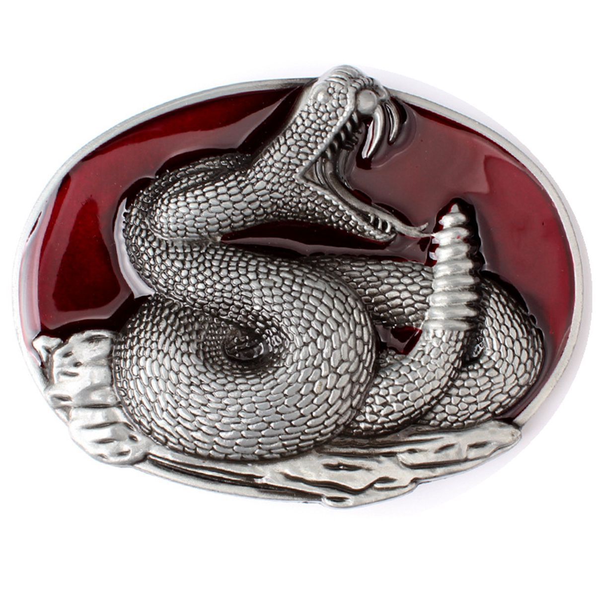 Snake Belt Buckle Western Cowboy Native American Motorcyclist (SNK-02)