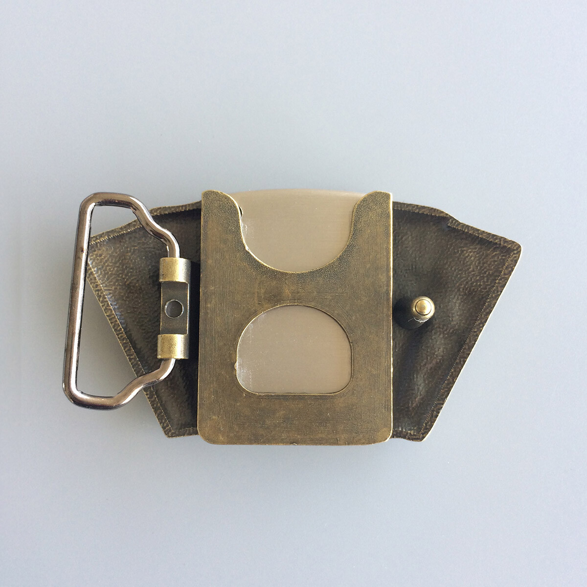 Vintage Bronze Plated Casino Game Lighter Belt Buckle also Stock in US