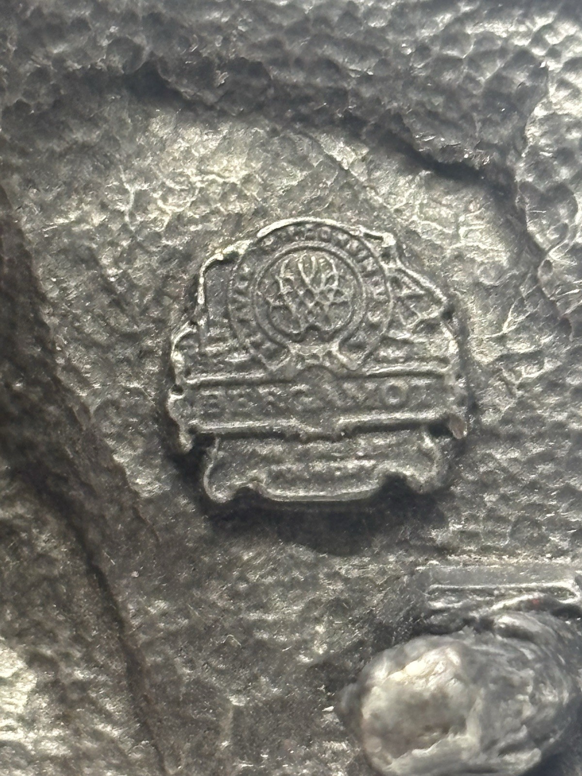 Bergamot 1994 American V-249 Skull Flag Belt Buckle « Till Death Do Us Part  » USA