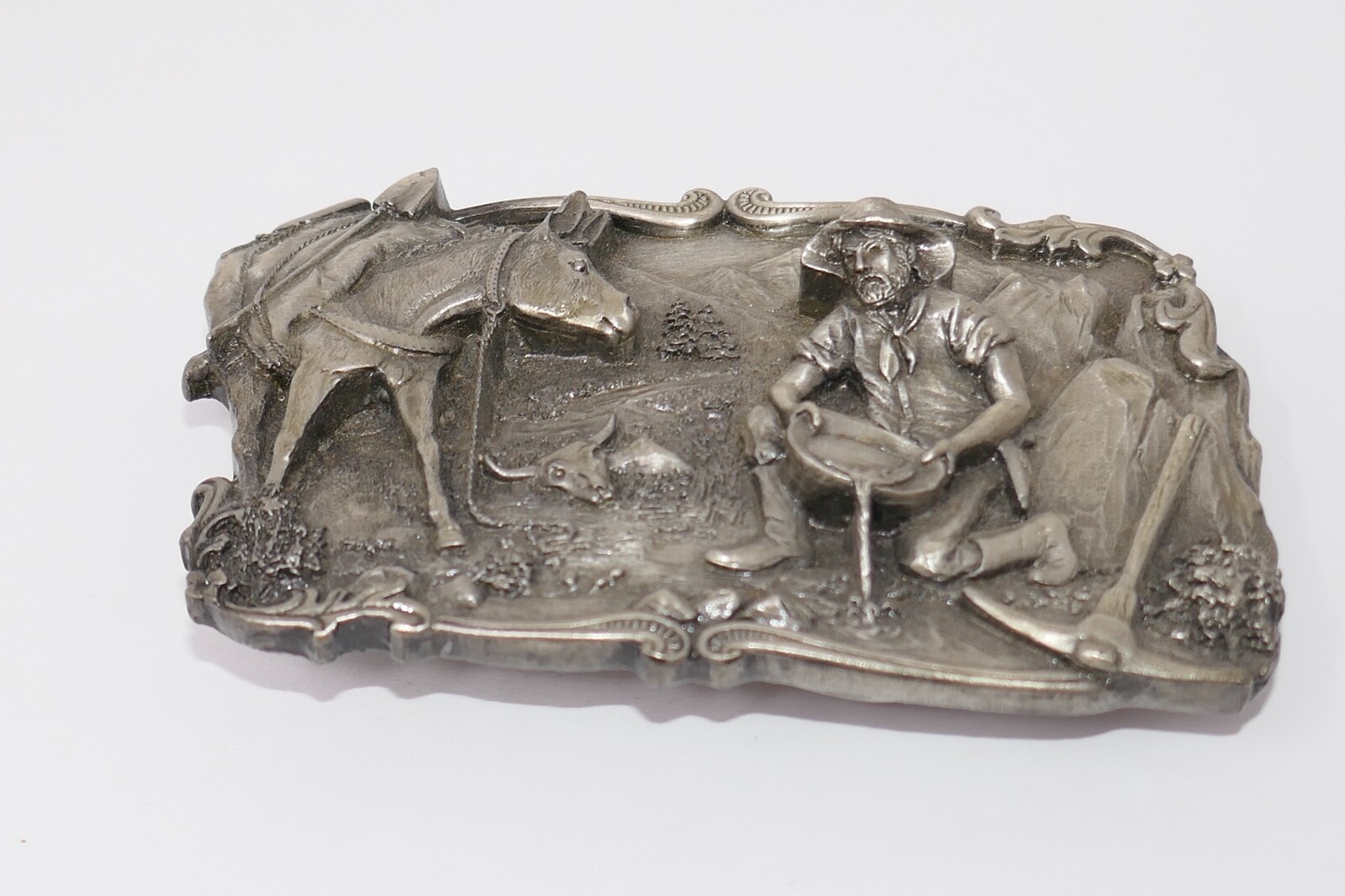 Siskiyou 1981 Arroyo Grande Dreams Of Striking It Rich Metal Belt Buckle #B-10