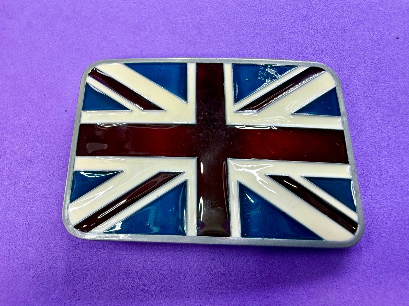 Great Britain Union Flag British Jack United Kingdom Patriotic Belt Buckle