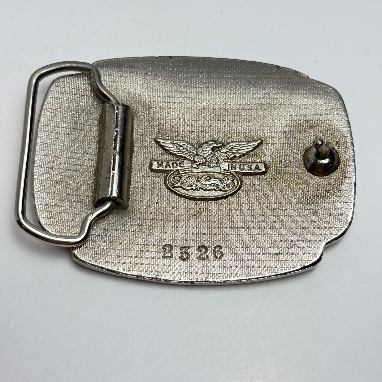 Vietnam Veteran Enamel « We served Our Time in Hell » Made in the USA Belt Buckle