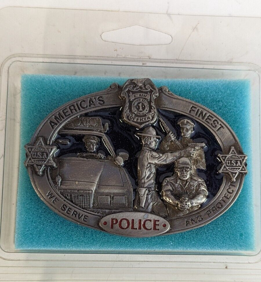 N/O/S 1988 C&J Buckle Co. Police America&rsquo;s Finest NOS