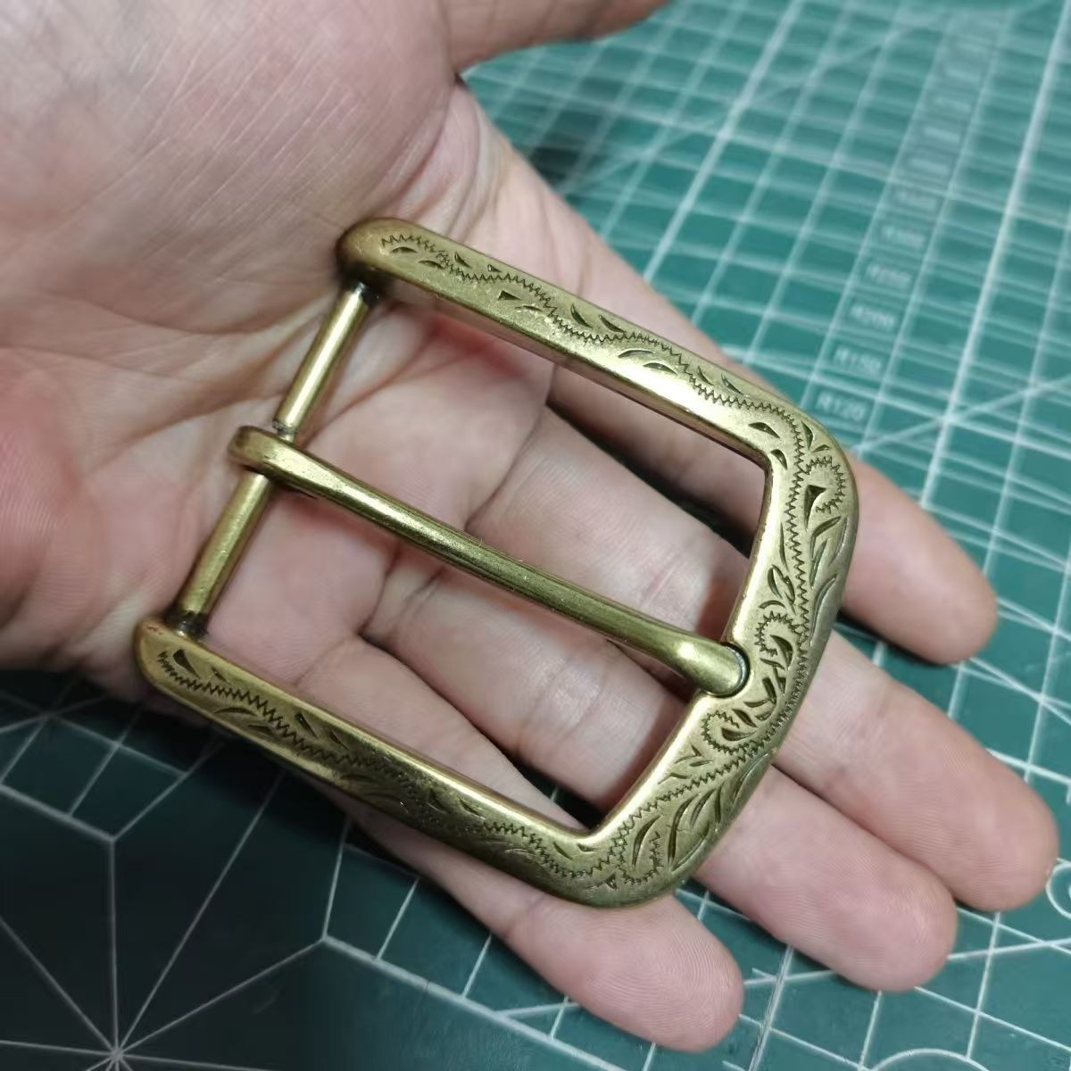 Belt buckle headneedle men&rsquo;s pure copper3.8cm accessory needle buckle waist belt