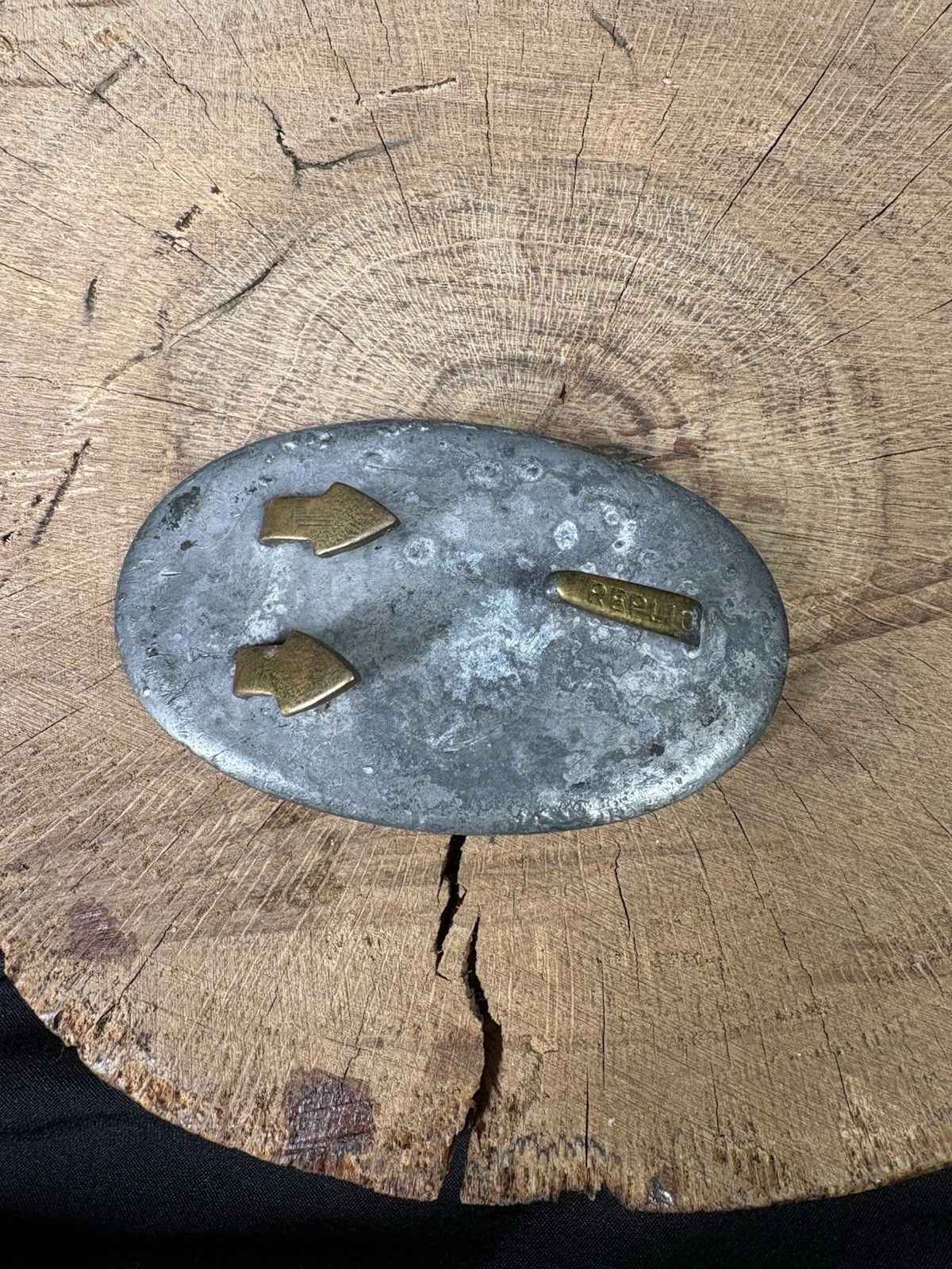 Confederate CS Civil War Reproduction Oval Belt Buckle