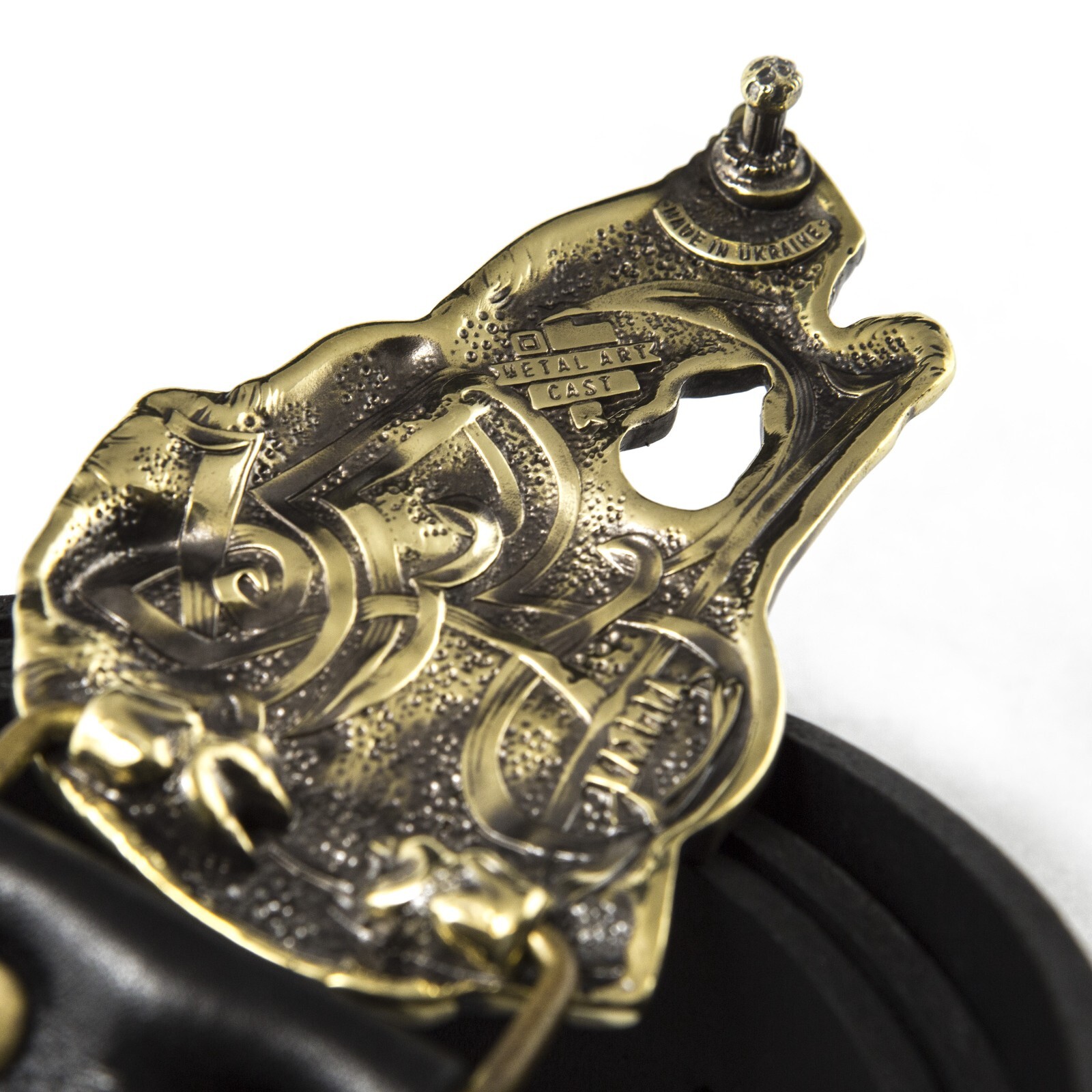 Belt buckle Wild boar head, Handmade hunter trophy wild boar