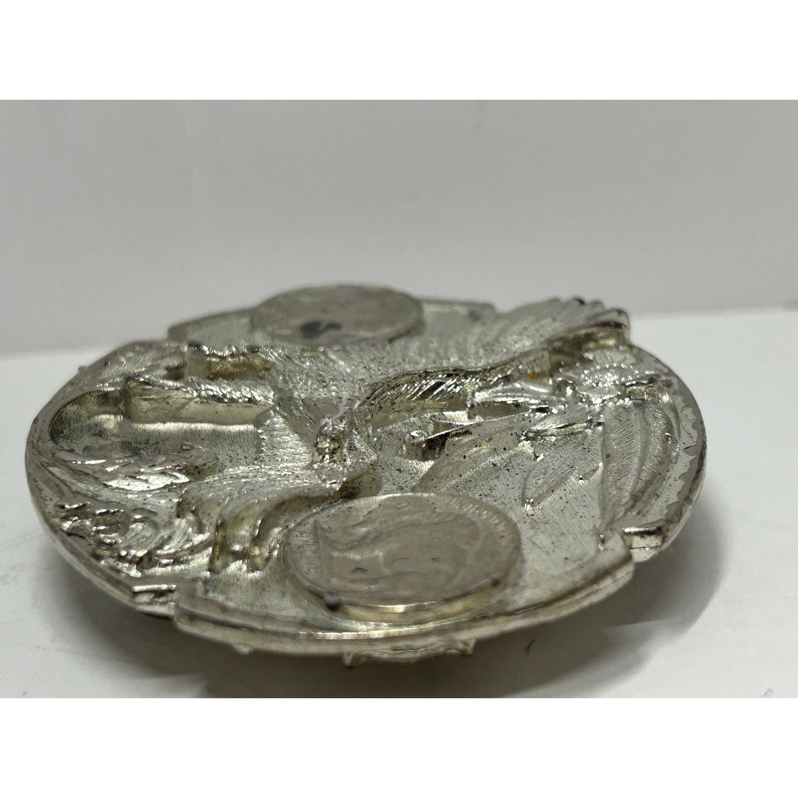 Siskiyou Buckle Co 1995 Eagle Buffalo Nickel Belt Buckle Pewter USA