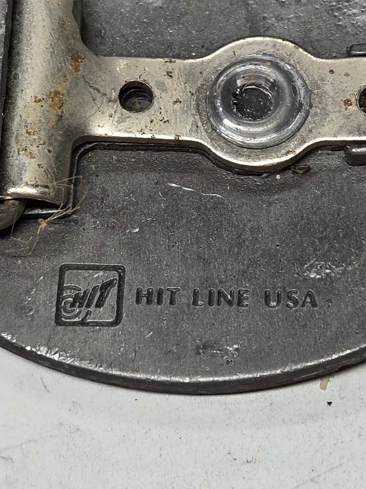 Bank Of Mount Hope WV Advertise Belt Buckle hit Line USA VINTAGE FOUNDED 1902