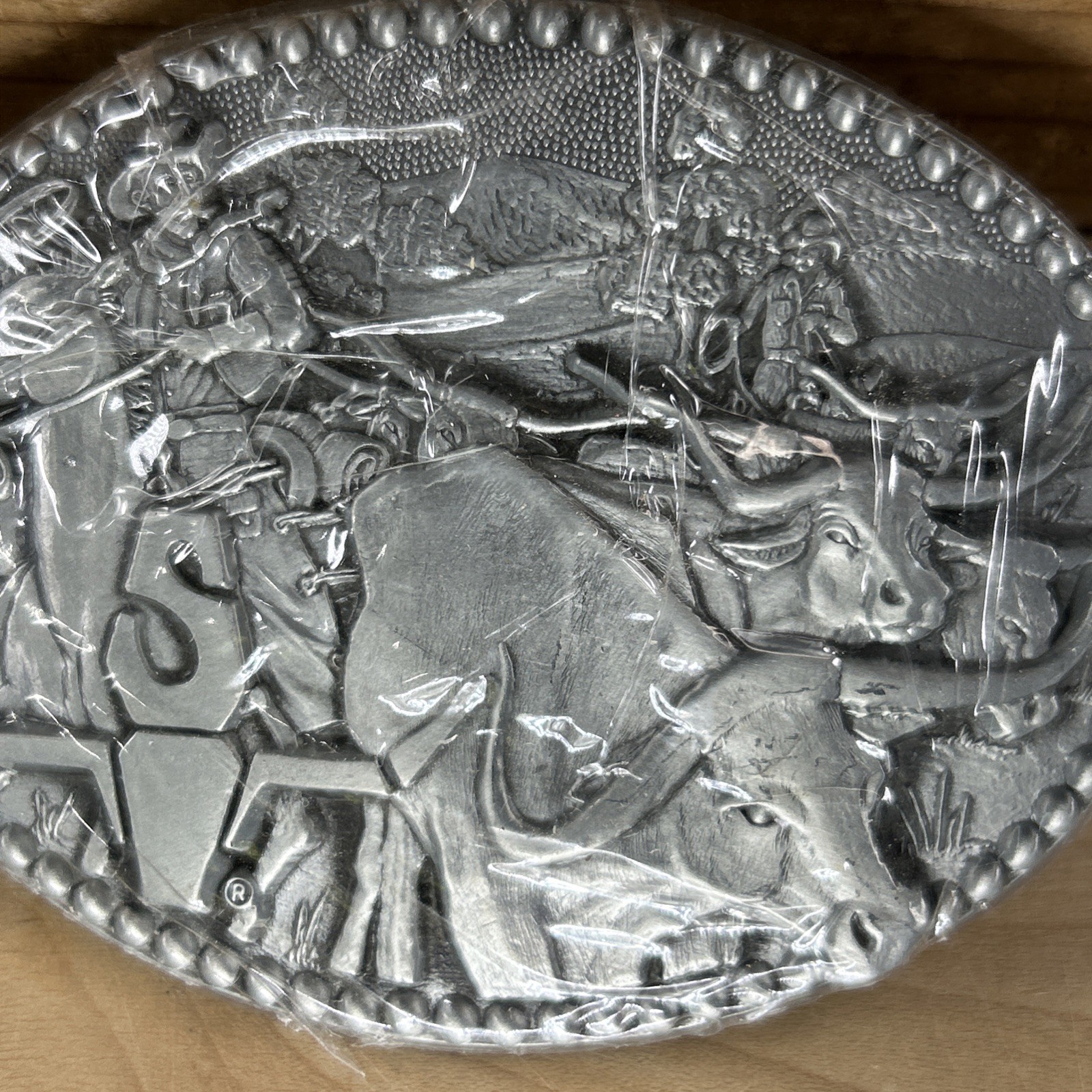 NEW SEALED COWBOY WESTERN CATTLE DRIVE LONGHORN STEER ZEE SERIES BELT BUCKLE